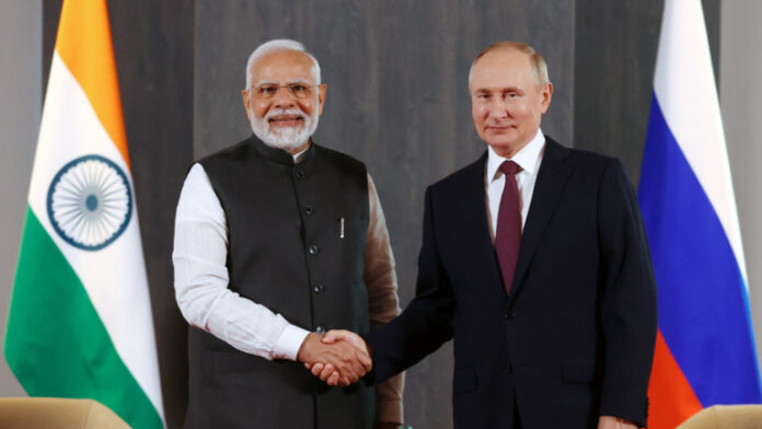 Путин посреща Моди