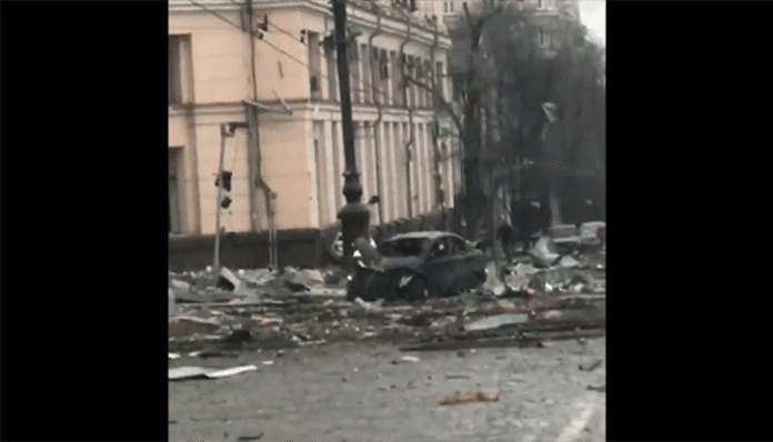 Ракета удари сградата на областната администрация в Харков