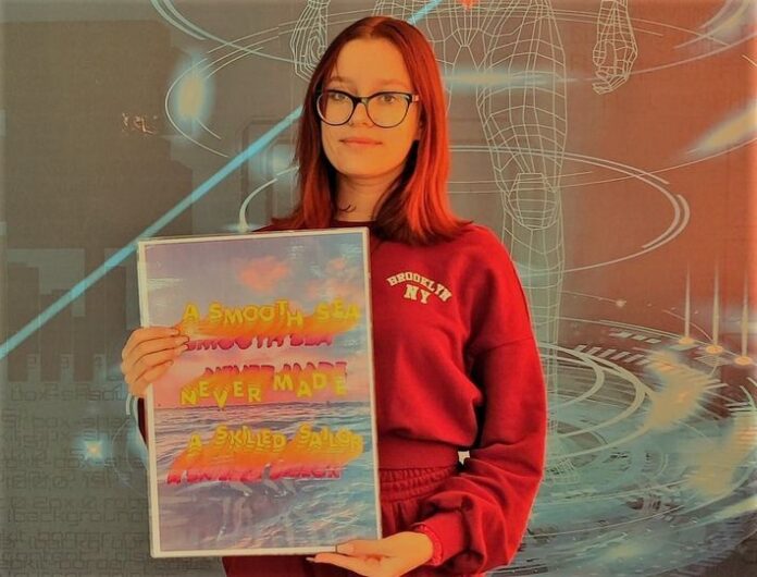 Разностранните интереси на единадесетокласничката Катрин Петкова от Гоце Делчев