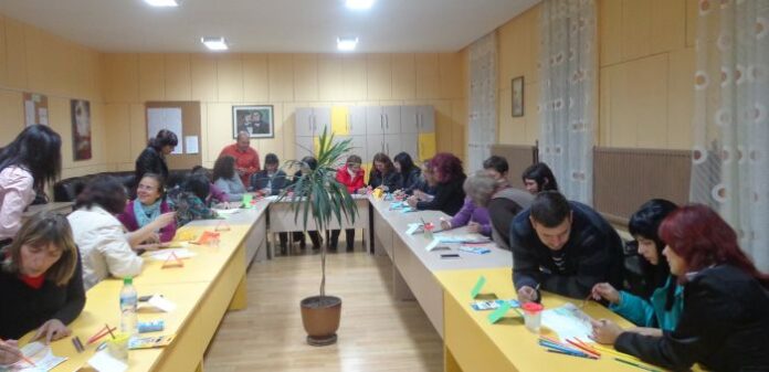 Родители и учители рисуваха обща картина под звуците на Вивалди