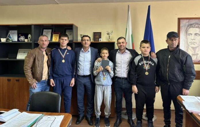 Ръководството на Община Гърмен приветства млади спортни надежди