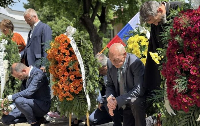 С тържествено шествие: Кюстендил отбеляза Деня на Европа и Деня на победата