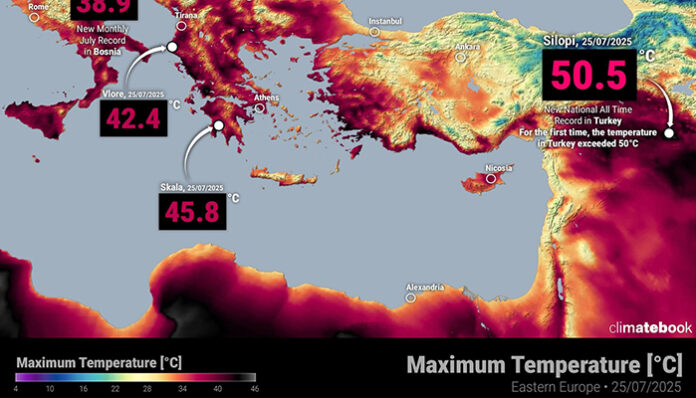 Силни горещини на Балканите - за първи път 50°C в Турция