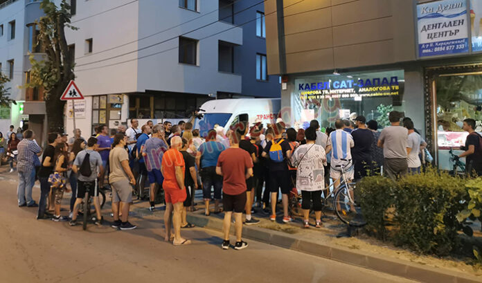 След акцията: Протест в Гоце Делчев