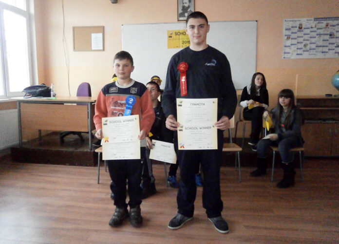 Станислав Славов спечели първо място на Spelling Bee в V ОУ „Христо Ботев” - Кюстендил