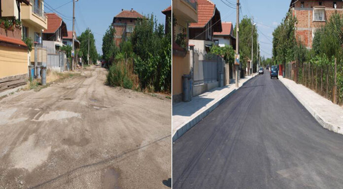 Ул. „Прогрес“ в „Струмско“ асфалтирана за пръв път
