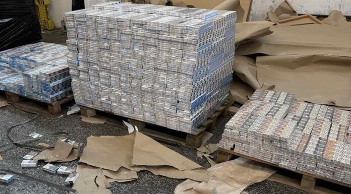 Контрабандни цигари за над 2,3 млн. лв. задържаха на Капитан Андреево