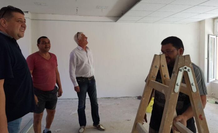Усилен ремонт кипи в детската градина в село Бистрица
