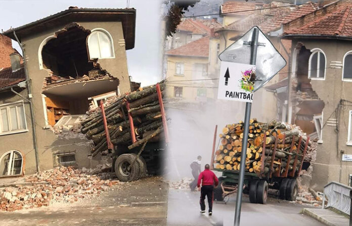 В Белица започва дарителска кампания в помощ на семейството със съборената от камион къща