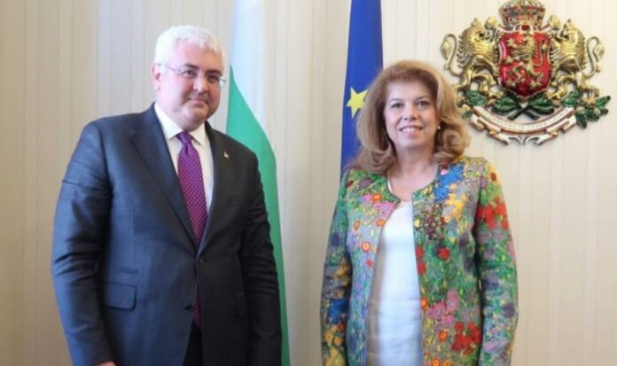Вицепрезидентът Йотова се срещна с турския посланик