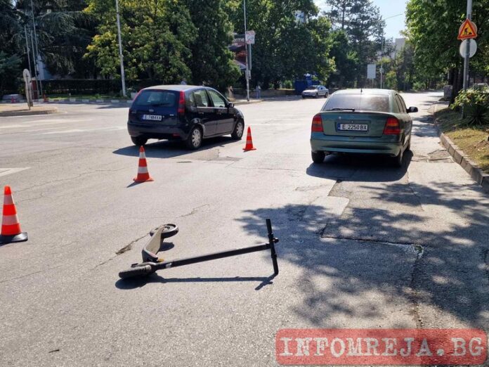 Водач блъсна мъж с тротинетка в Благоевград