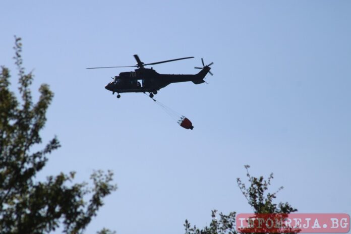 Военни се включват в борбата с пламъците в Пловдивско