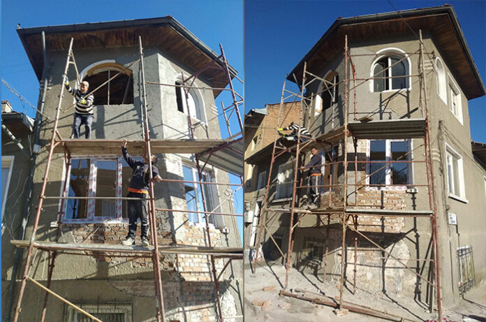 Възстановен е грубият строеж на разрушената къща в Белица
