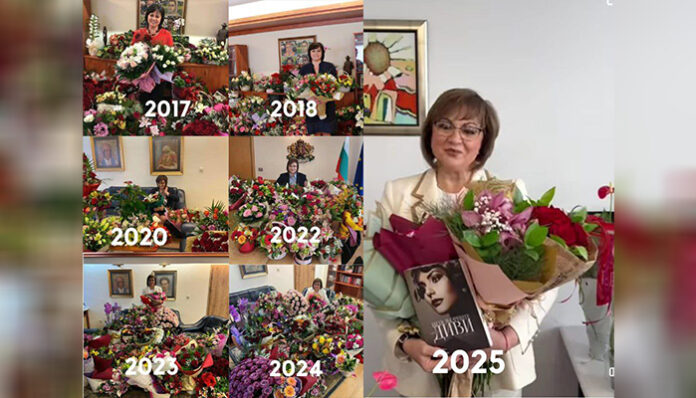 За първи път от 2005-а Нинова празнува рожден ден извън НС