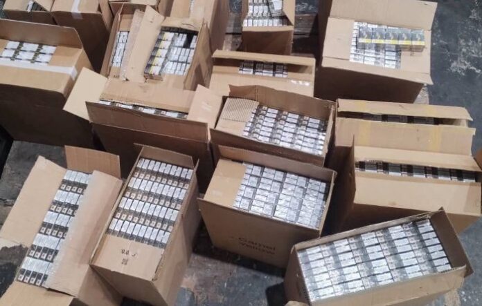 Задържаха близо 200 000 къса контрабандни цигари на Лесово