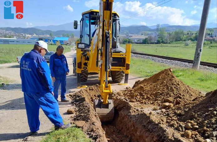 Започна реконструкцията на главния водопровод в кв. „Струмско“
