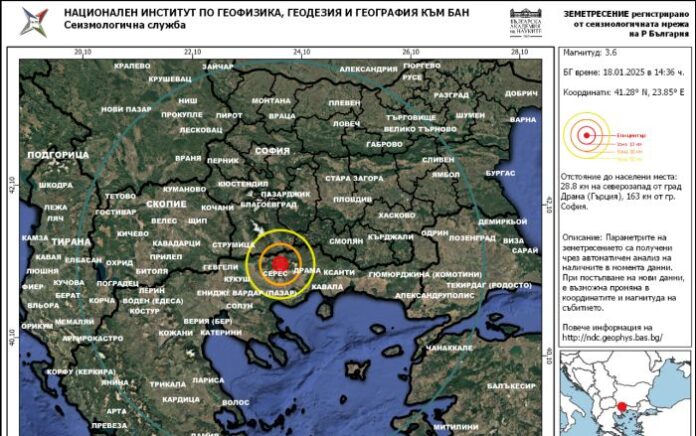Земетресение в Гърция