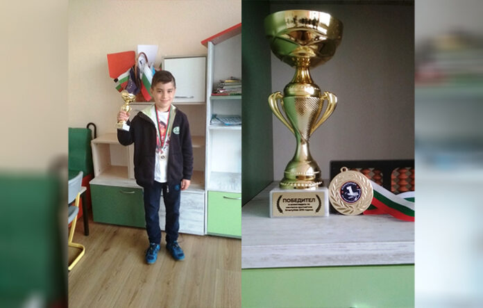 Златен медал за ученик от Трето ОУ на олимпиада по ментална аритметика