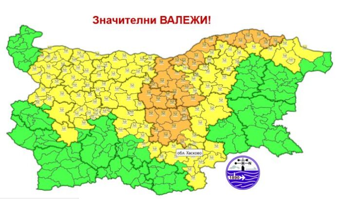 Прогнозата за деня: Облаци, дъжд и понижение на температурите
