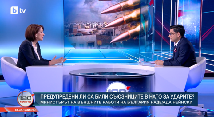 Нейнски: България е била предупредена за удара срещу Иран, но не е знаела кой сценарий ще бъде избран