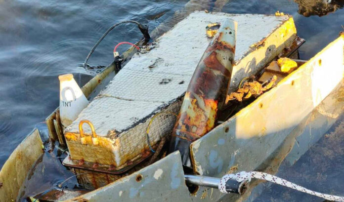 Военноморските сили унищожиха плаващ дрон и боеприпаси край Синеморец