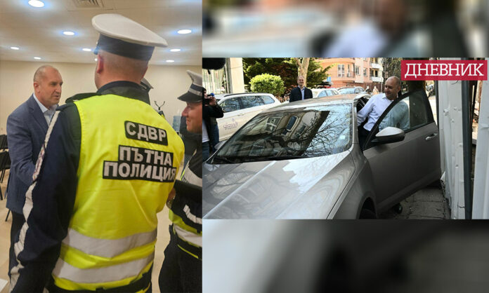 Първа глоба като депутат – платена: Радев паркирал на тротоар, за да гласува