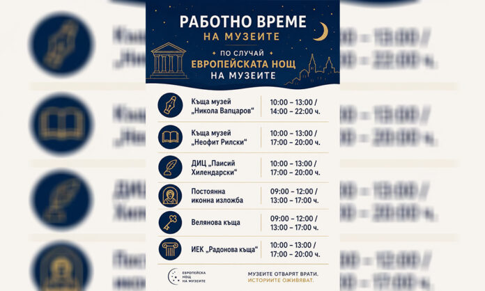 Тази вечер! Всички музей в Банско са с широко отворени врати