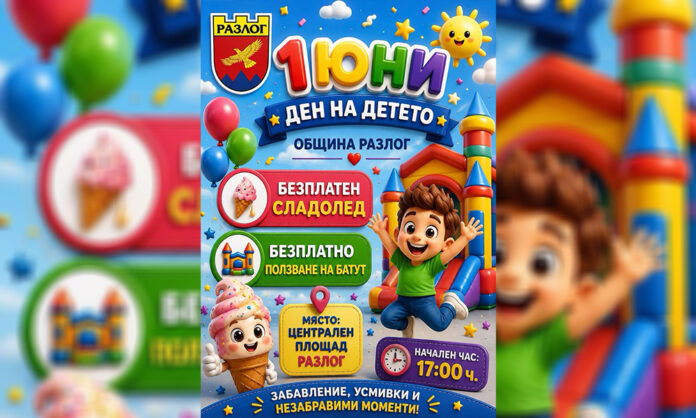 Първи юни носи сладолед, игри и хиляди усмивки за децата в Разлог