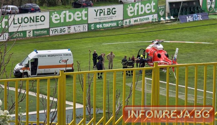 Медицински хеликоптер транспортира тежко болен пациент от Благоевград