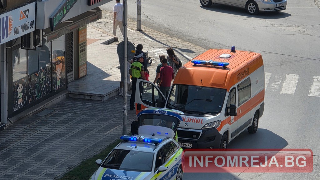 Кола удари велосипедист на пешеходна пътека в Благоевград Кола удари велосипедист на пешеходна пътека в Благоевград - Инфомрежа