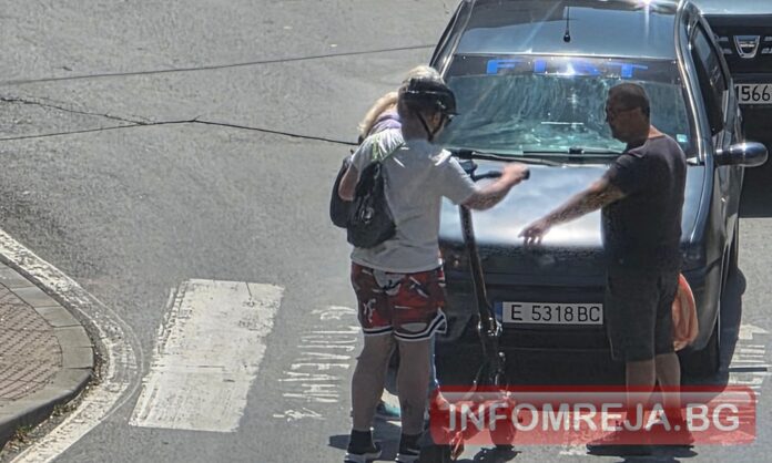 Отново! Мъж е блъснат на пътека в Благоевград, не е ранен
