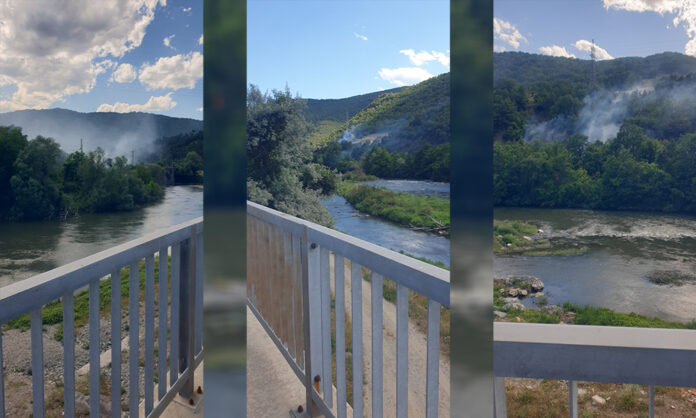 Фотоволтаични панели и кабел са изгорели при вчерашния пожар край Железница