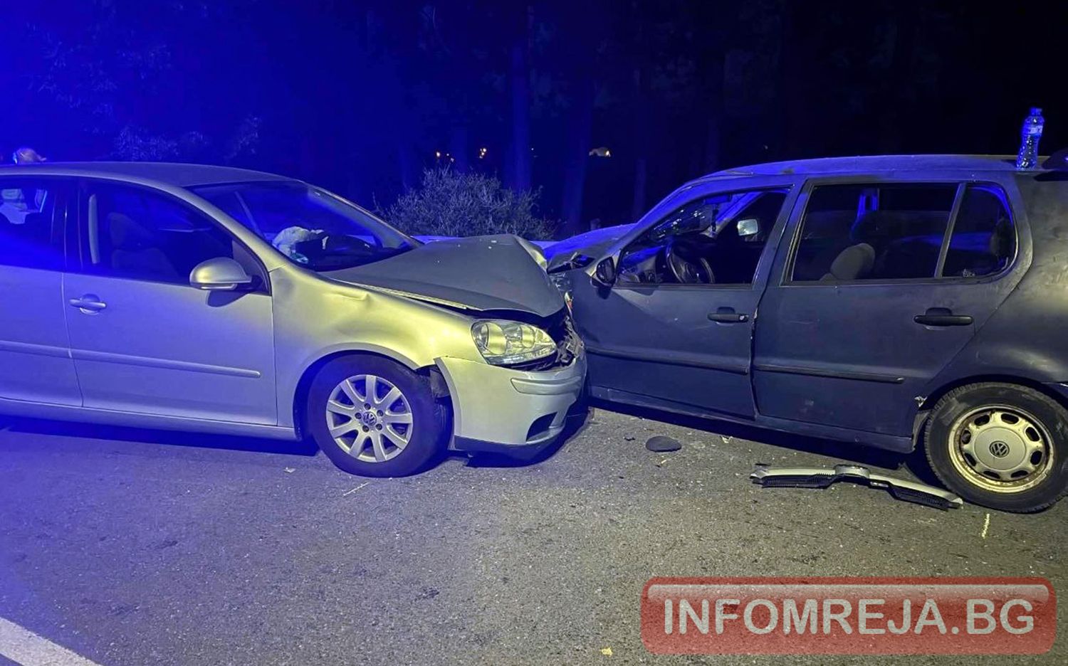 Два автомобила се удариха на входа на Банско, движението е в една лента Два автомобила се удариха на входа на Банско, движението е в една лента - Инфомрежа
