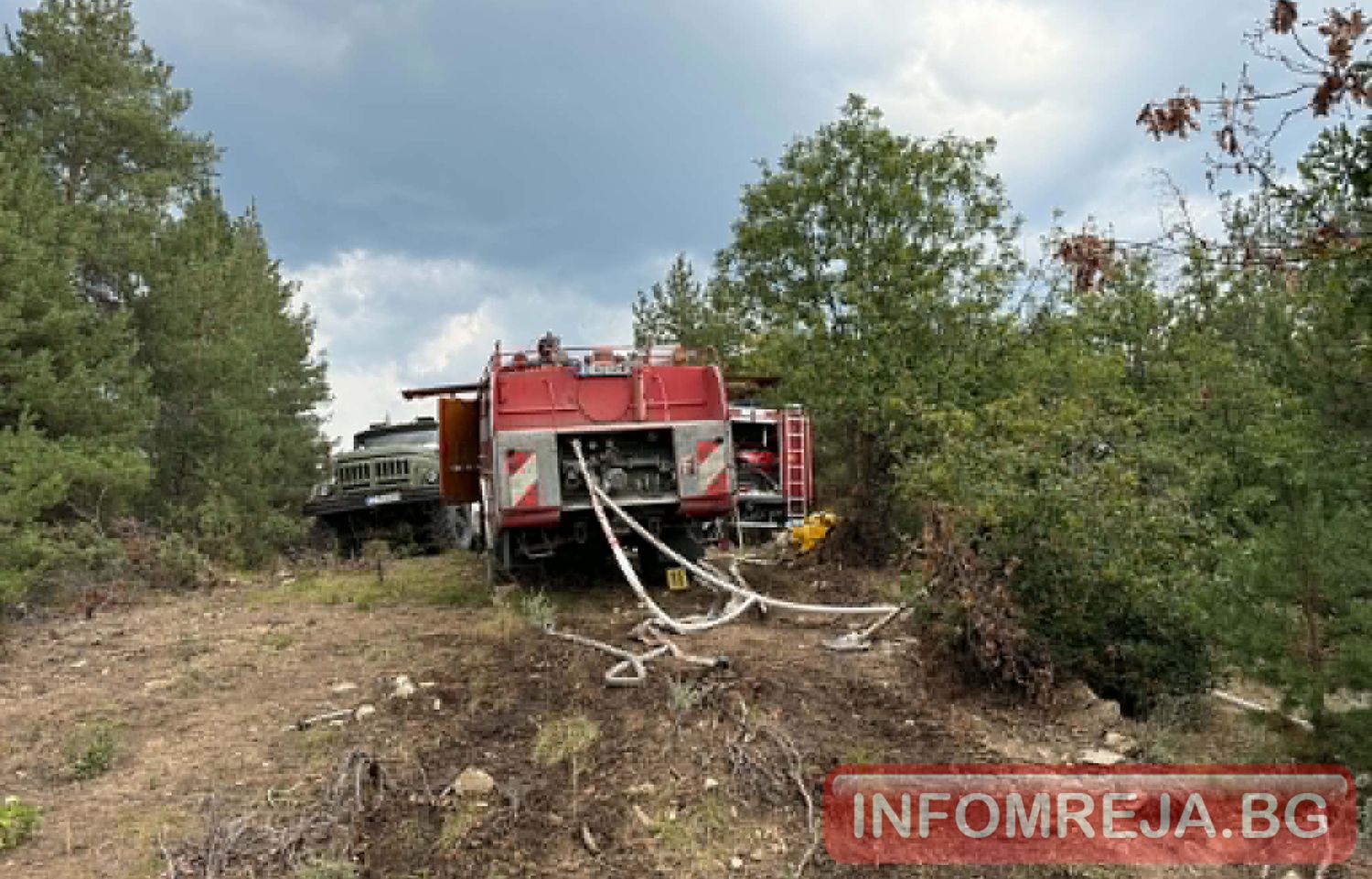 Голям пожар избухна в гората между Скребатно и Балдево, обхвана 90 дка - Инфомрежа