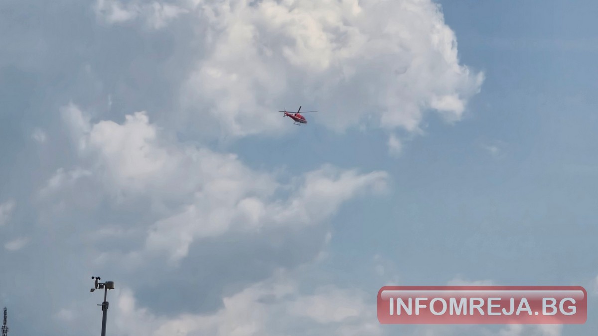 Медхеликоптерът транспортира кръв от Благоевград до Разлог за пострадалата при ПТП - Инфомрежа