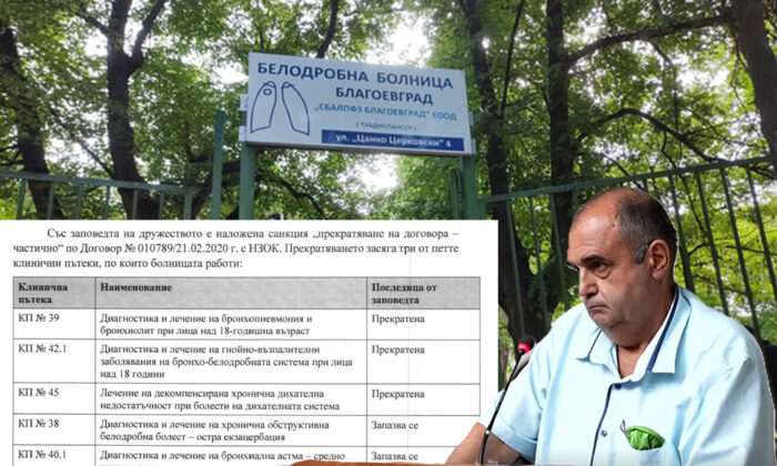Кой носи отговорност за схемите в белодробната болница в Благоевград?